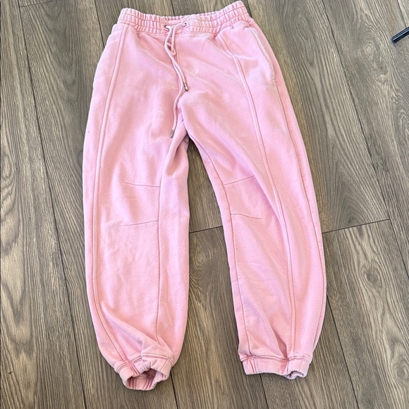 Free people barrel lof g Pink Jogger Sweatpants - Soft Drawstring Bottoms - Picture 2 of 8